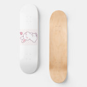Skateboard Un petit lapin fait de sentiments (Recto)