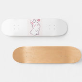 Skateboard Un petit lapin fait de sentiments (Horz)