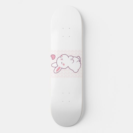 Skateboard Un petit lapin fait de sentiments (Recto)