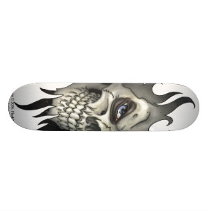Skateboard Un regard d'un crâne