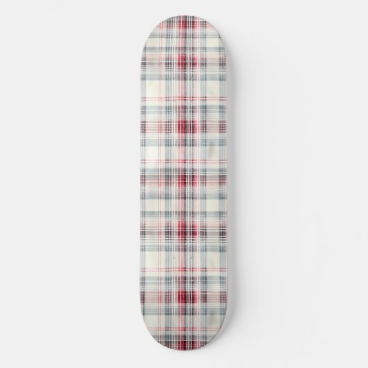 Skateboard Un Tartan de Noël Floral Design Series #24 (Recto)