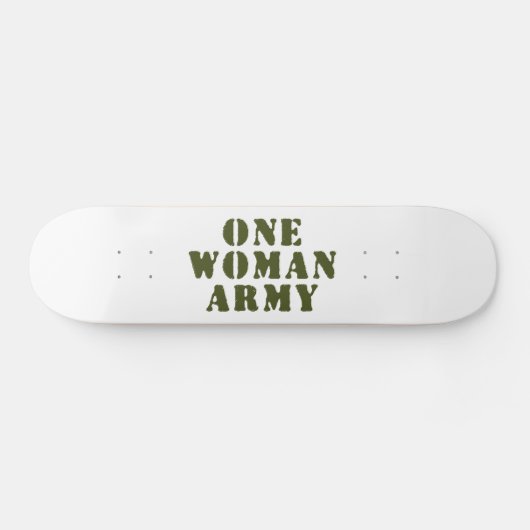 SKATEBOARD UNE ARMÉE FEMME (Horz)