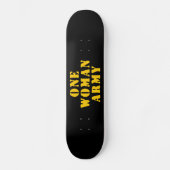SKATEBOARD UNE ARMÉE FEMME (Recto)