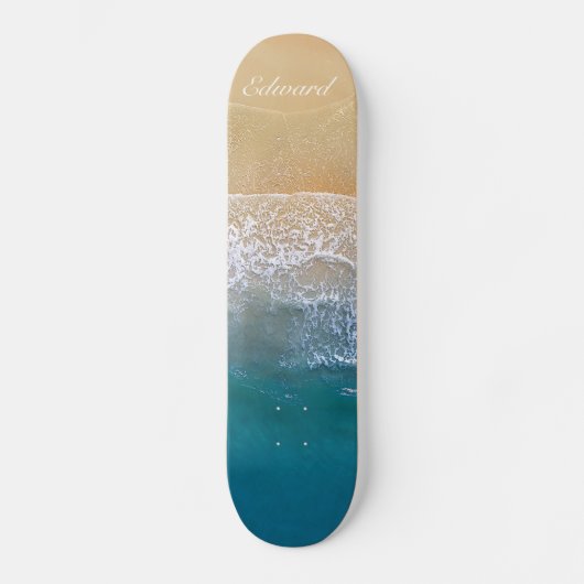 Skateboard Une avec la plage (Recto)