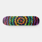 Skateboard Une Détonation Colorée (Horz)