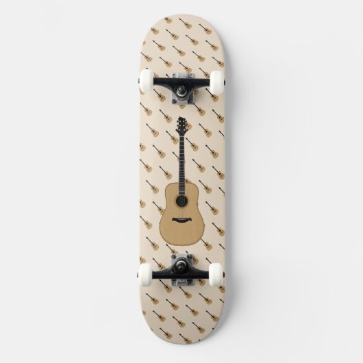Skateboard Une jolie guitare (Recto)