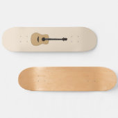 Skateboard Une jolie guitare (Horz)