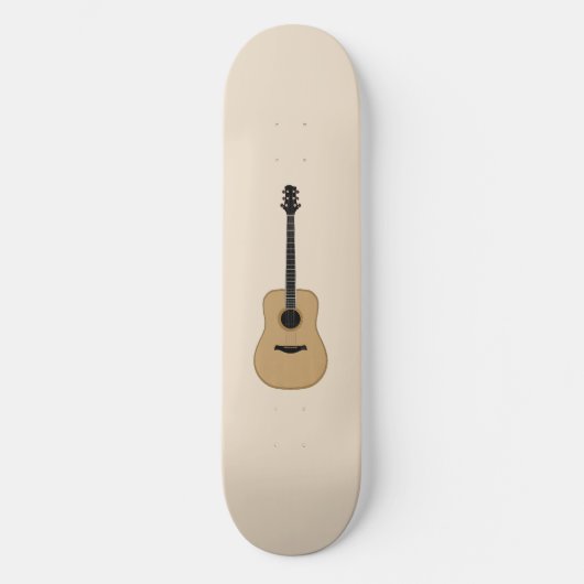 Skateboard Une jolie guitare (Recto)