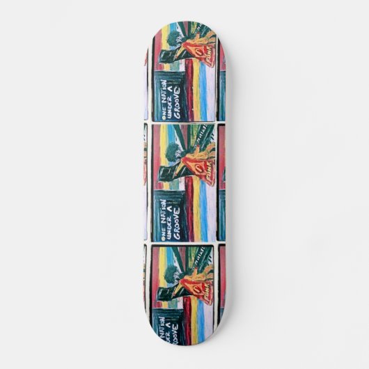 SKATEBOARD UNE NATION (Recto)