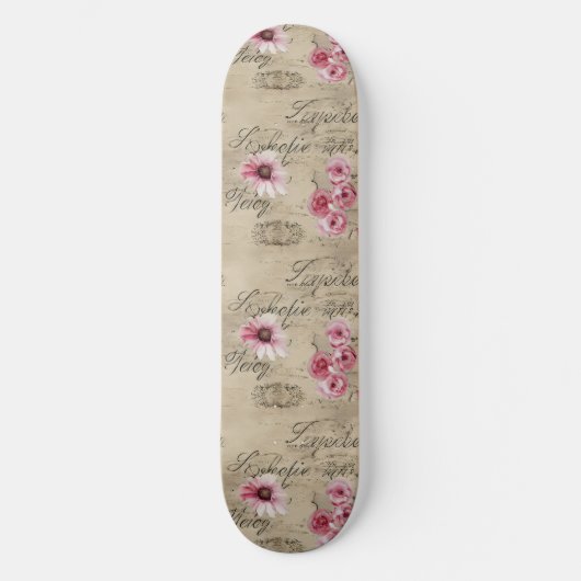 Skateboard Une série de conception éphémère française 20 (Recto)