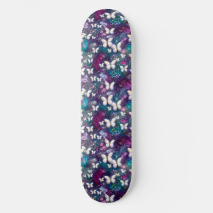 Skateboard Une série de papillons mystiques Design 5