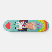 SKATEBOARD UNICORN DONALD TRUMP PLANCHER PLANCHER PLANCHER PL (Horz)