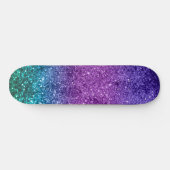 Skateboard Unicorn Girls Glitter #10 #shiny (Horz)
