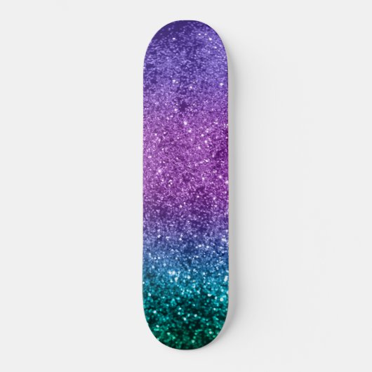 Skateboard Unicorn Girls Glitter #10 #shiny (Recto)