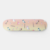Skateboard Unicorn Party Pastel Kei (Horz)