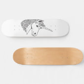 Skateboard Unicorne (Horz)