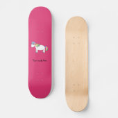 Skateboard Unicorne arc-en-ciel (Recto)