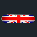 Skateboard Union Jack<br><div class="desc">Un panneau élégant de patin avec ce grand cric des syndicats de biritsh a écarté sur lui pour tous ces patineurs affectueux de Britannique.</div>