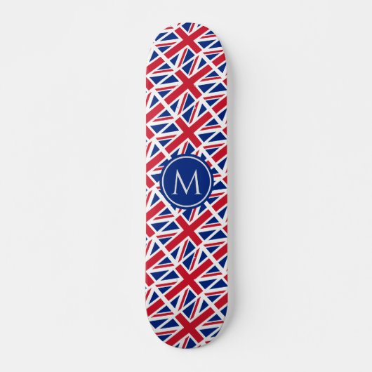 Skateboard UNION JACK BRITISH Drapeau Patriotique Personnalis (Devant)