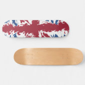 Skateboard Union Jack Liquid Art (Horz)