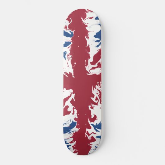 Skateboard Union Jack Liquid Art (Recto)