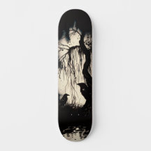Unique Artsy Gothic Raven Patinage Deck