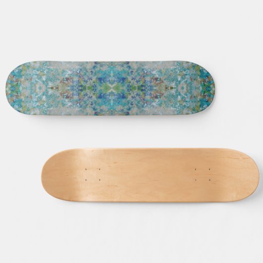 Skateboard Unique Moderne Un Design D'Art Abstrait (Horz)