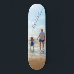 Skateboard Unique votre propre design texte photo personnalis<br><div class="desc">Photo et texte personnalisés - Unique votre propre design - Famille personnalisée / Amis ou Cadeau personnel - Ajouter votre texte et photo - Redimensionner et déplacer ou ajouter des éléments - image / texte avec outil de personnalisation ! Profitez - Soyez en santé !</div>