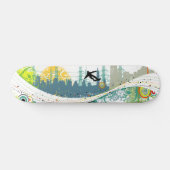 Skateboard urbain-vague (Horz)