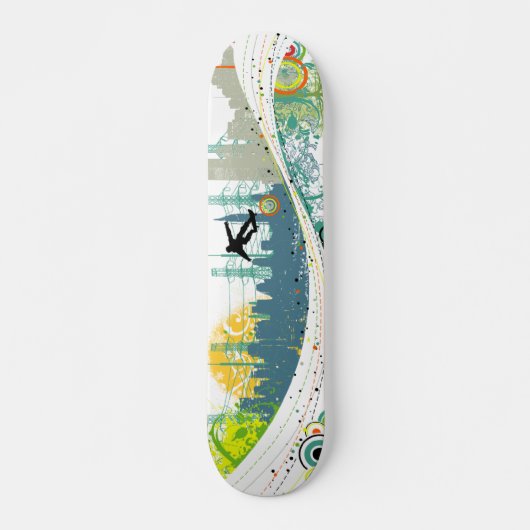 Skateboard urbain-vague (Devant)