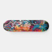 Skateboard Urban Graffiti Street Art Skate (Horz)