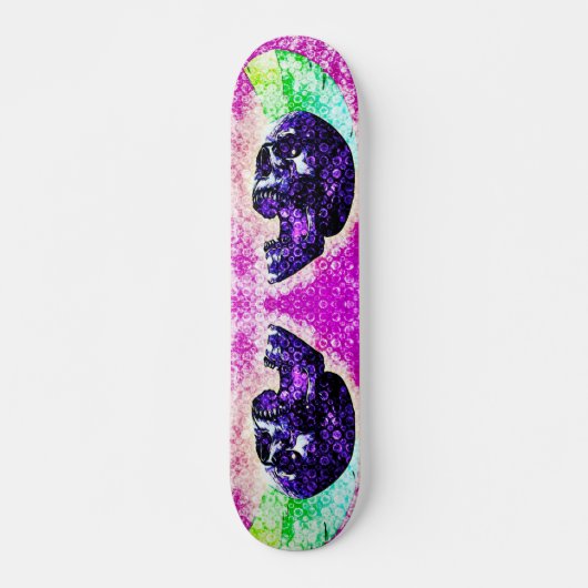Skateboard Urban Johnny Skull Rave Grunge Element Trick Deck (Devant)