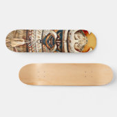 Skateboard Urban Samurai Airbrush Custom Pro Park Board (Horz)