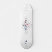 Skateboard USA Estd. 1776 (Devant)