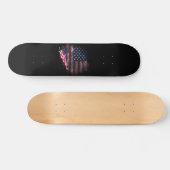 Skateboard USA flag (Horz)
