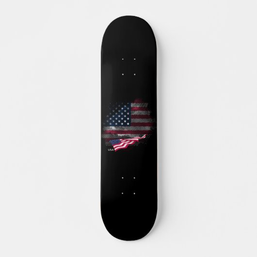 Skateboard USA flag (Devant)