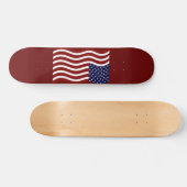 SKATEBOARD USA FLAG (Horz)