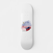 Skateboard USA flag (Devant)