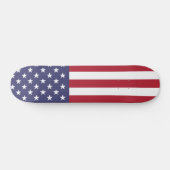 Skateboard USA flag, flag of USA (Horz)
