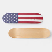 Skateboard USA flag, flag of USA (Horz)