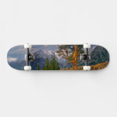 Skateboard USA, Wyoming, Grand Teton NP. Sunrise accueille un (Horz)