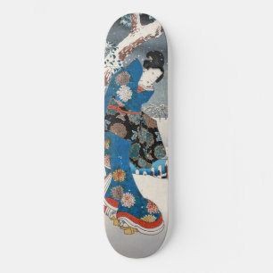 Skateboard Utagawa Hiroshige - Conte de Genji, Élégante femme