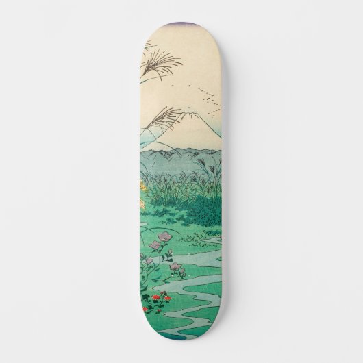 Skateboard Utagawa Hiroshige - Plaine d'Otsuki dans la provin (Recto)