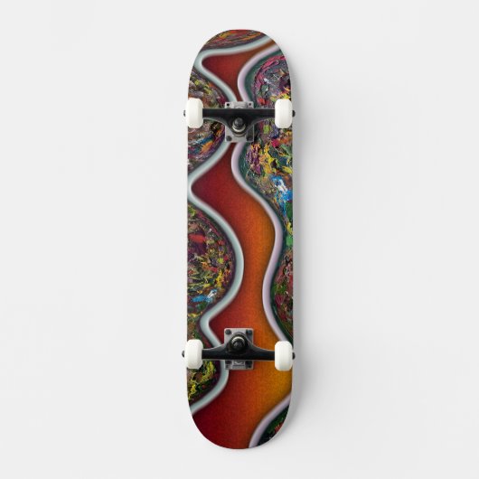 Skateboard V19 Abstrait (Recto)