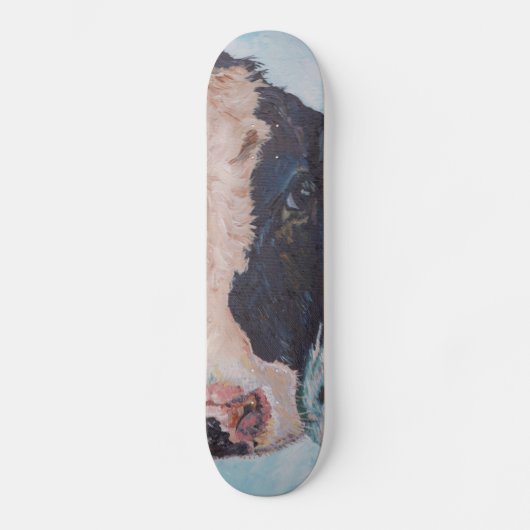 Skateboard Vache frisonne irlandaise (Recto)