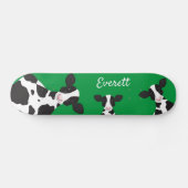 Skateboard Vache Green Animal Nom Skate (Horz)