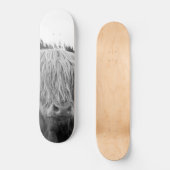 Skateboard Vache Highland #6 #mur #art (Recto)