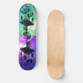 Skateboard Vagabond Vert Violet (Recto)