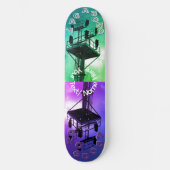 Skateboard Vagabond Vert Violet (Recto)