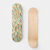 Skateboard Vague Abstraite (Recto)